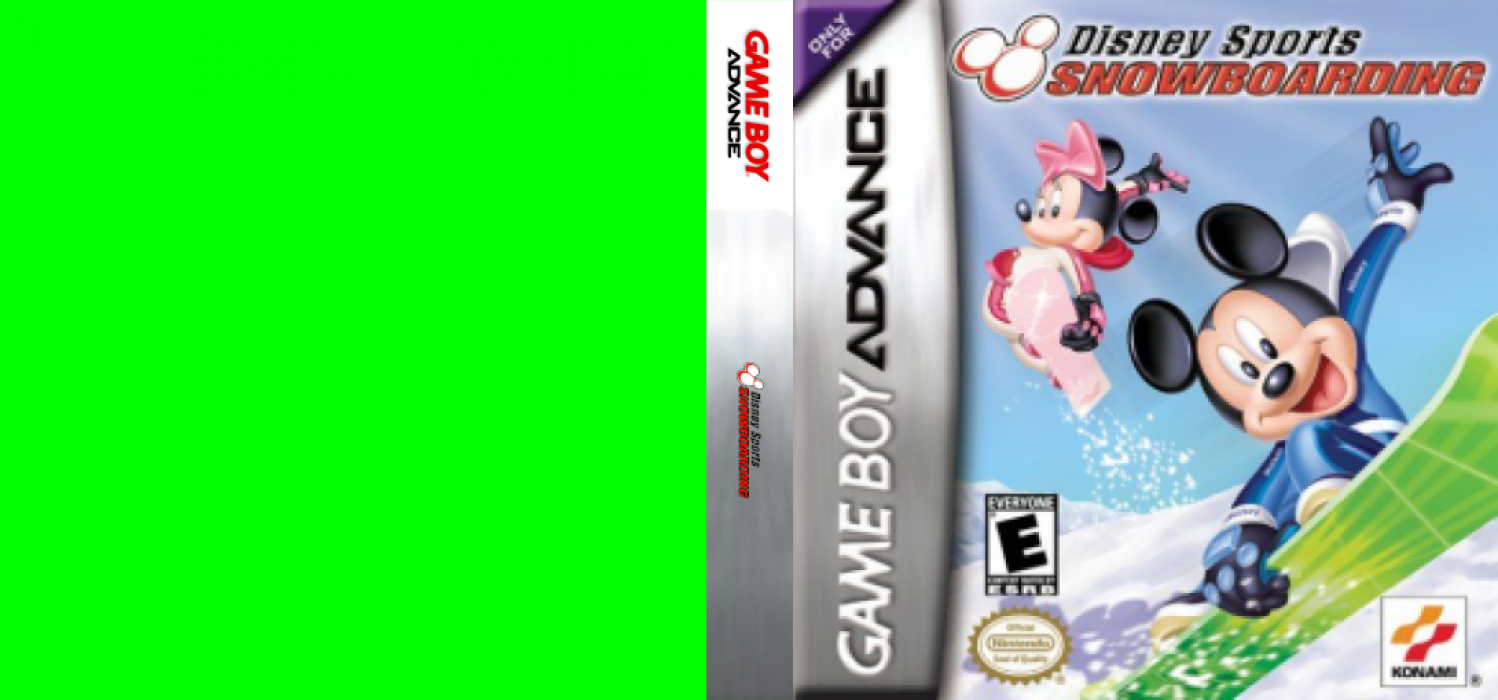 Disney Sports – Snowboarding (Japan) [JP] gba 2003 Box Art