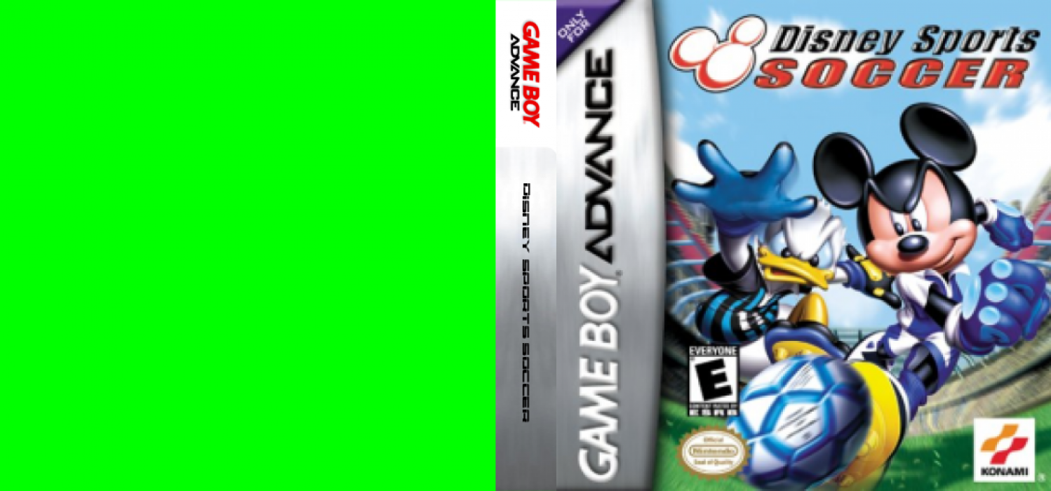 Disney Sports – Soccer (Japan) [JP] gba 2002 Box Art