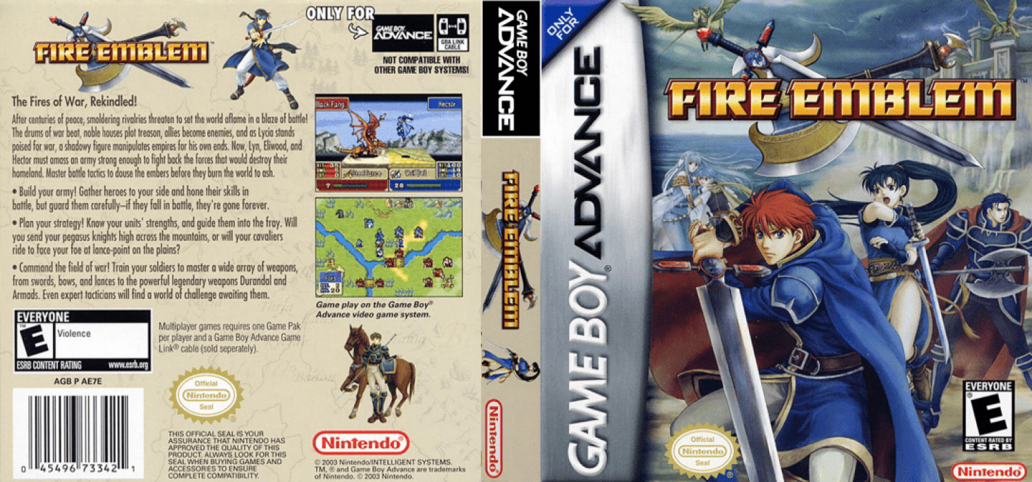 Fire Emblem – Rekka no Ken (Japan) [JP] gba 2003 Box Art