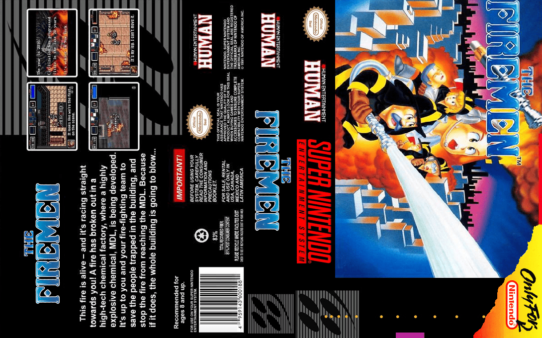 Firemen, The (Japan) [JP] snes 1994 Box Art