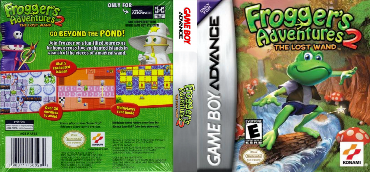 Frogger – Mahou no Kuni no Daibouken (Japan) [JP] gba 2002 Box Art