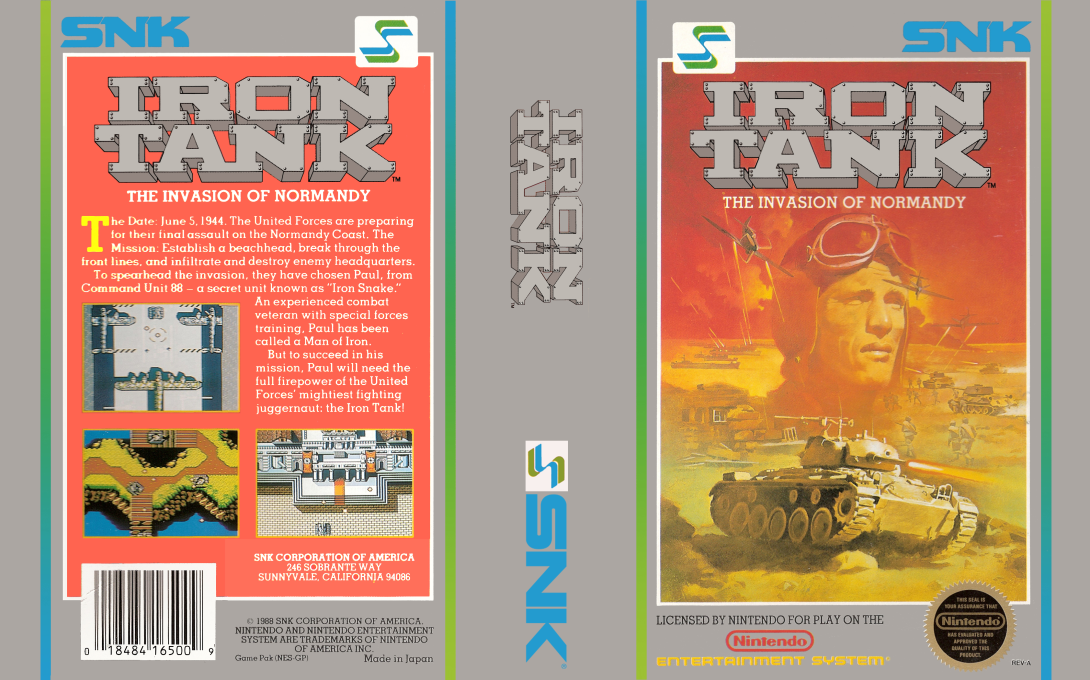 Great Tank (Japan) [JP] nes 1988 Box Art