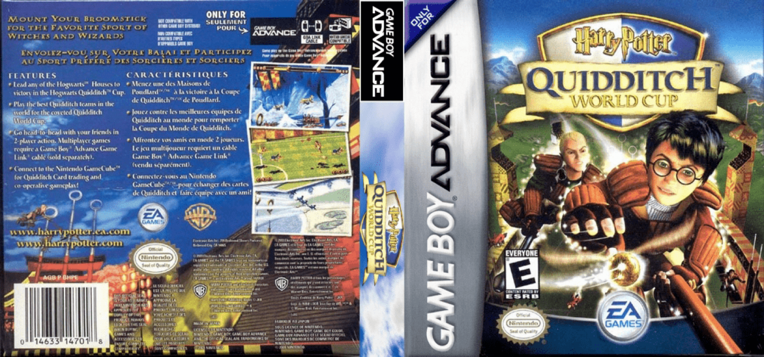 Harry Potter – Quidditch World Cup (Japan) [JP] gba 2003 Box Art