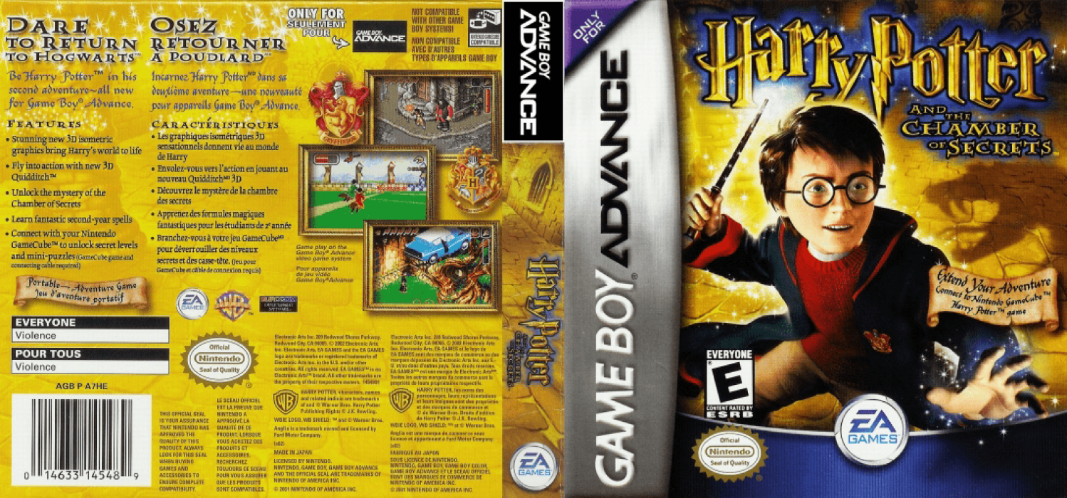 Harry Potter to Himitsu no Heya (Japan) [JP] gba 2002 Box Art