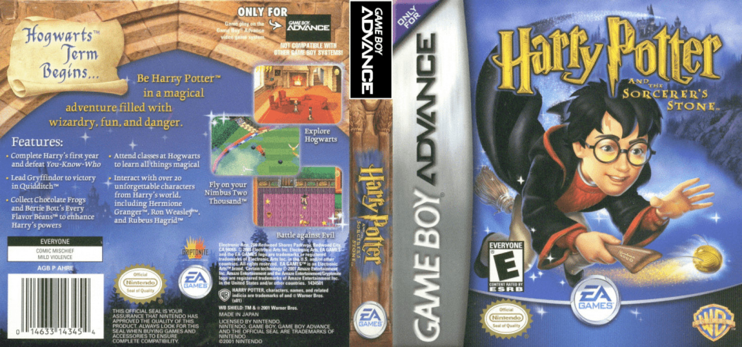Harry Potter to Kenja no Ishi (Japan) [JP] gba 2001 Box Art