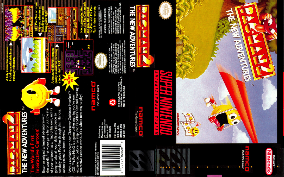 Hello! Pac-Man (Japan) [JP] snes 1994 Box Art