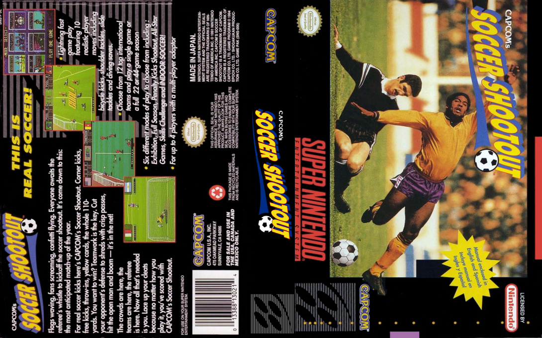 J.League Excite Stage ’94 (Japan) (Rev 1) [JP] snes 1994 Box Art