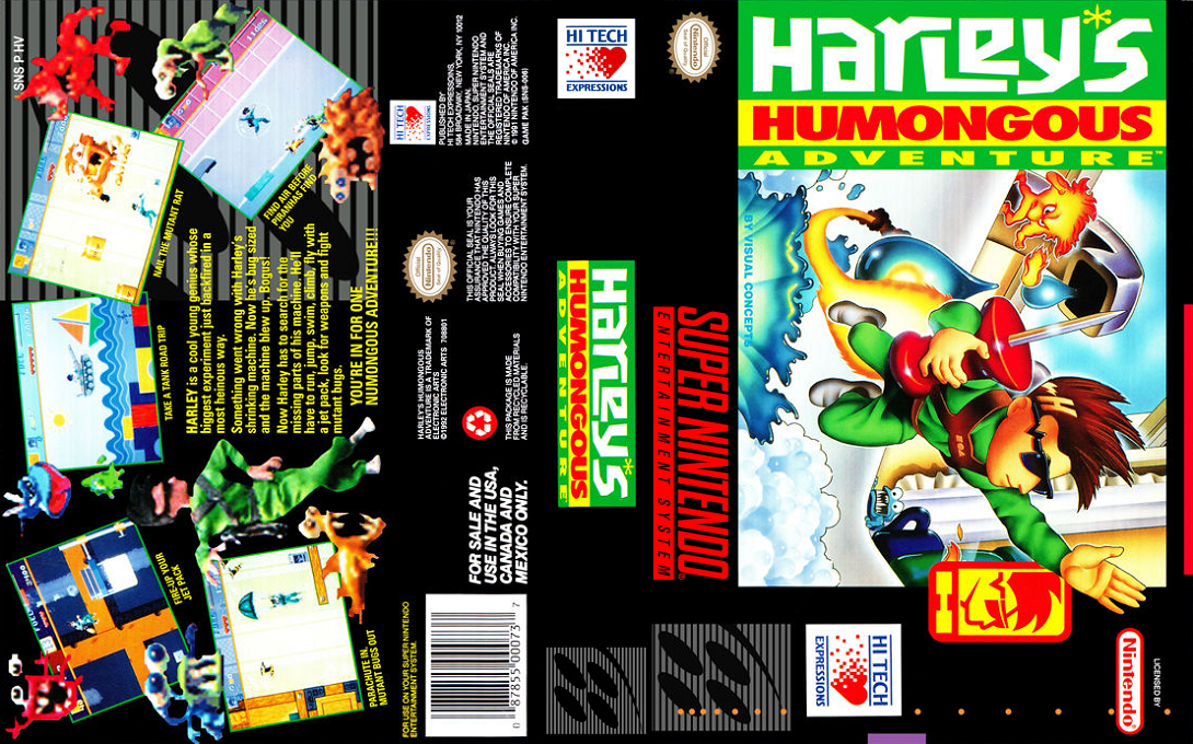 Kagakusha Harley no Haran Banjou (Japan) (En) [JP] snes 1993 Box Art