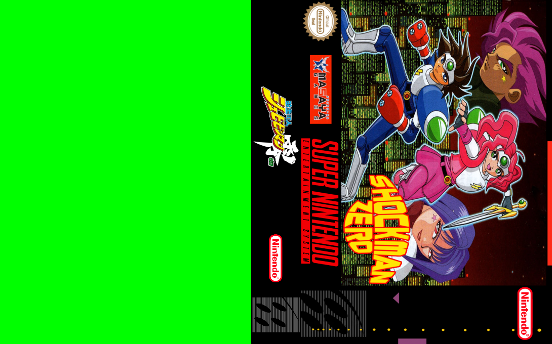 Kaizou Choujin Shubibinman Zero (Japan) [JP] snes 1997 Box Art
