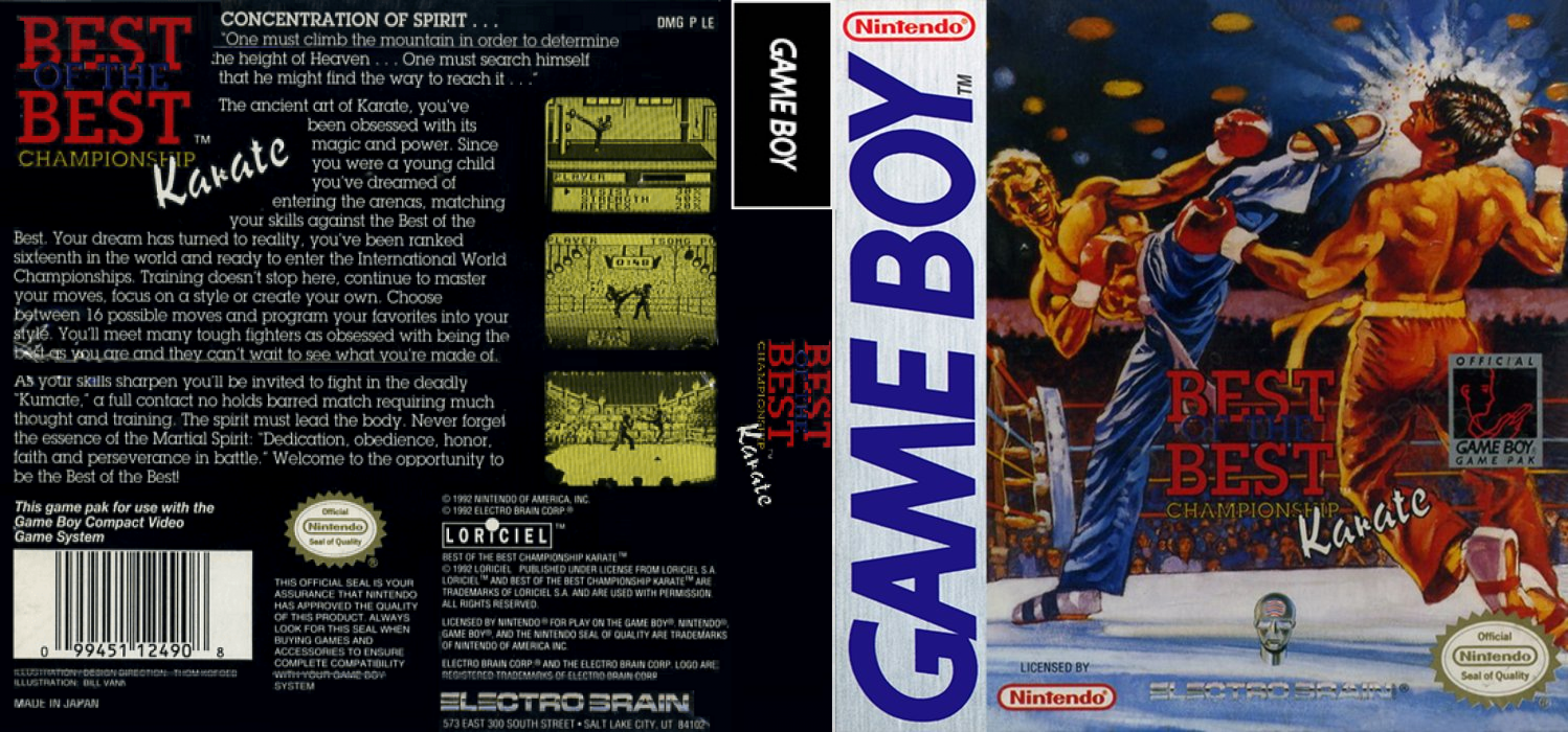 Kick Boxing, The (Japan) [JP] gb 1992 Box Art
