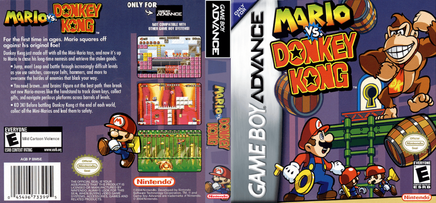 Mario vs. Donkey Kong (Japan) [JP] gba 2004 Box Art