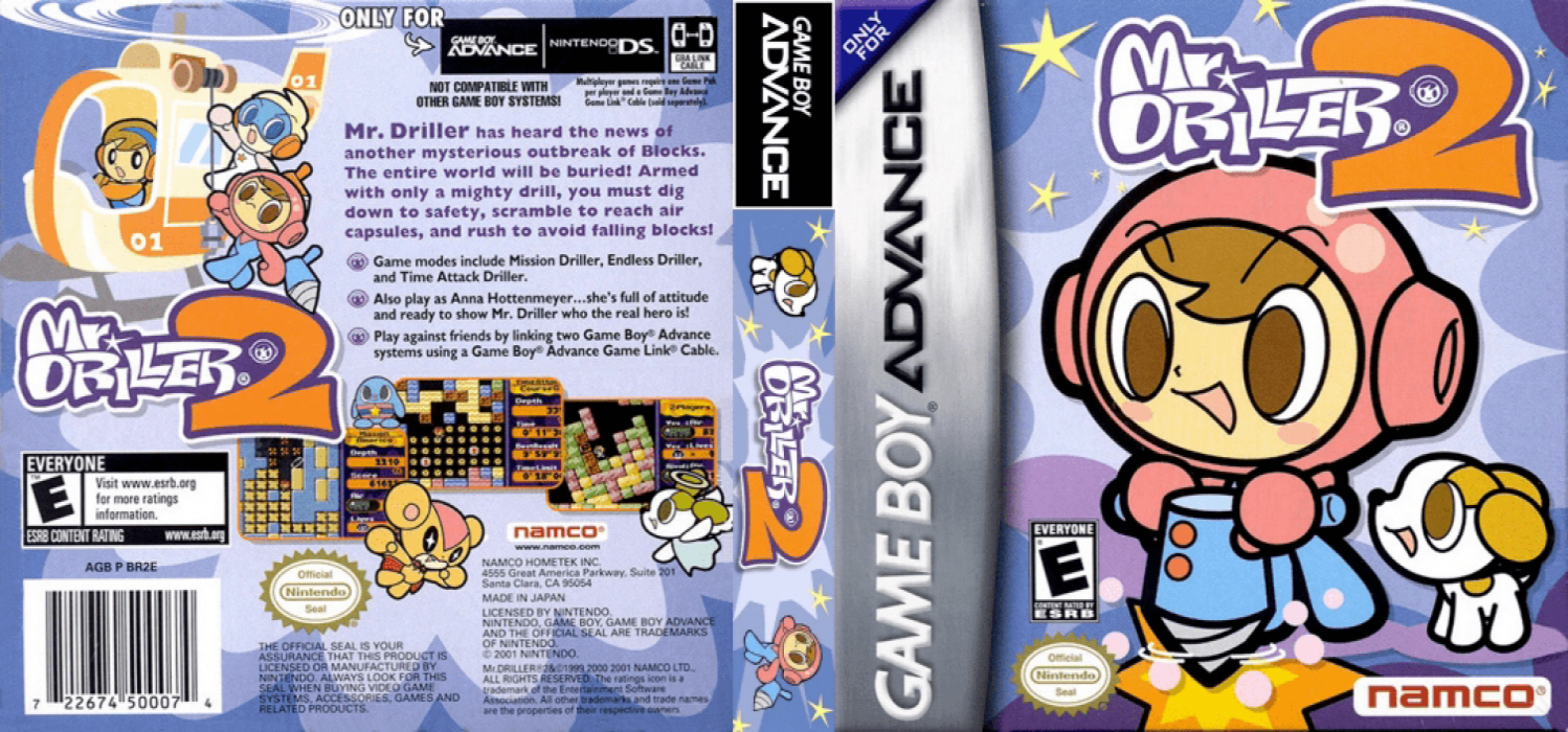 Mr. Driller 2 (Japan) [JP] gba 2005 Box Art