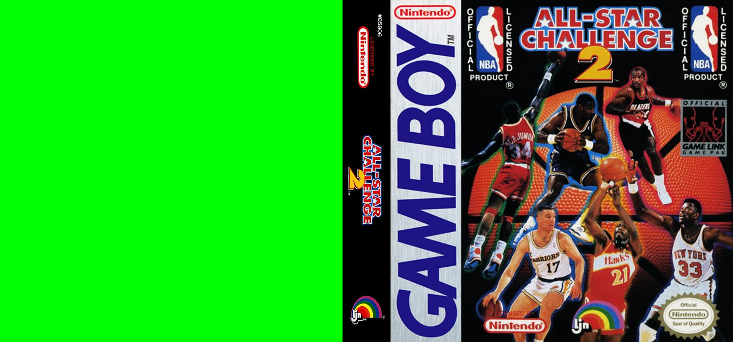NBA All-Star Challenge 2 (Japan) [JP] gb 1992 Box Art