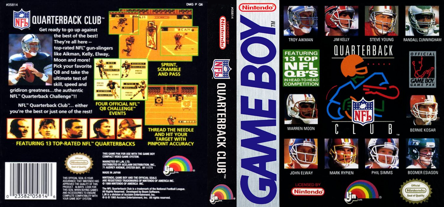 NFL Quarterback Club ’95 (Japan) [JP] gb 1993 Box Art