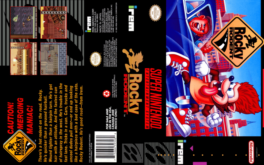 Nitropunks – Might Heads (Japan) [JP] snes 1993 Box Art