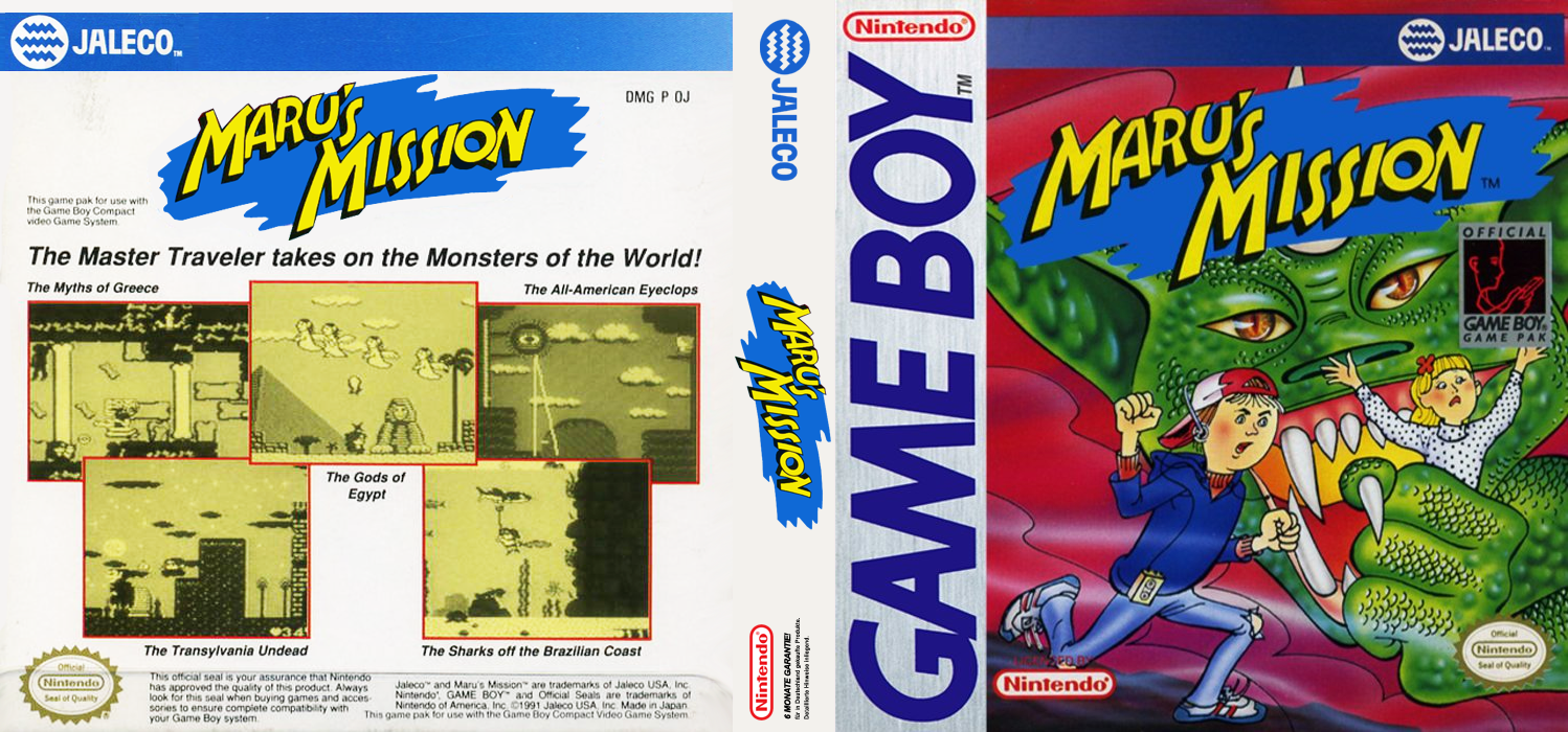 Oira Jajamaru! Sekai Daibouken (Japan) [JP] gb 1991 Box Art