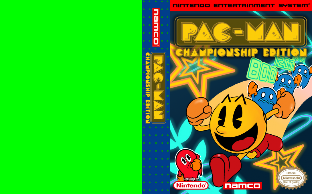 Pac-Man – Championship Edition (Japan) (En) (Namcot Collection) [JP] nes 2020 Box Art