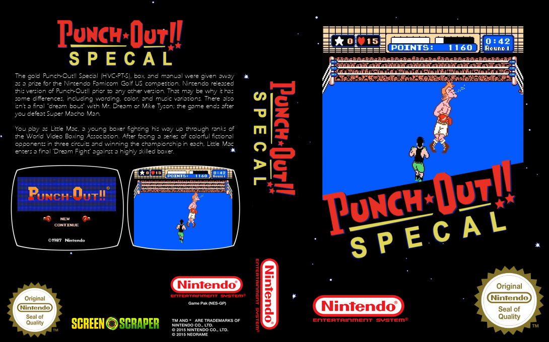 Punch-Out!! (Japan) (En) (Shouhin Golf Tournament US Course) [JP] nes Unknown Year Box Art