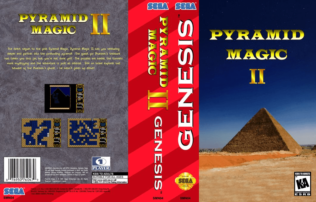 Pyramid Magic II (Japan) (SegaNet) [JP] segaMD 1991 Box Art