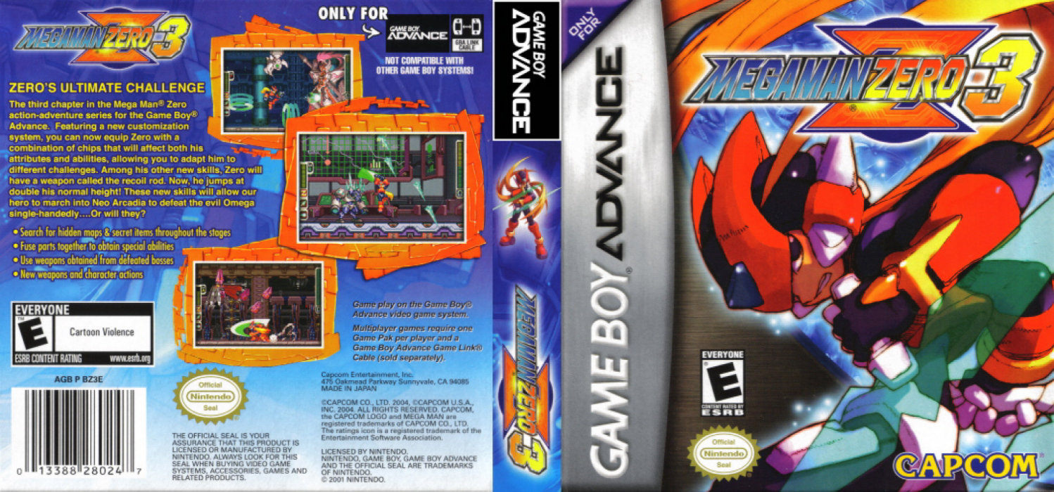 Rockman Zero 3 (Japan) [JP] gba 2004 Box Art