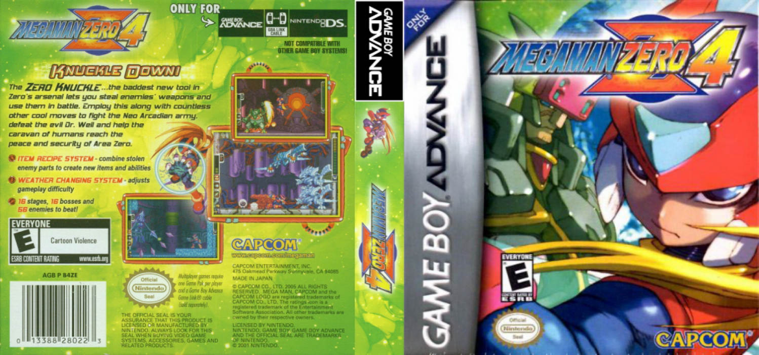 Rockman Zero 4 (Japan) [JP] gba 2005 Box Art