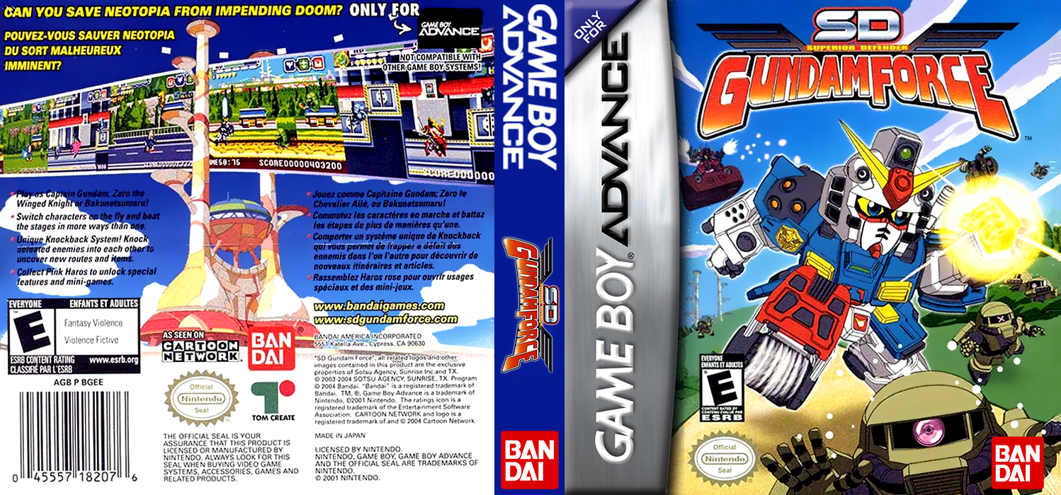 SD Gundam Force (Japan) (En) [JP] gba 2004 Box Art
