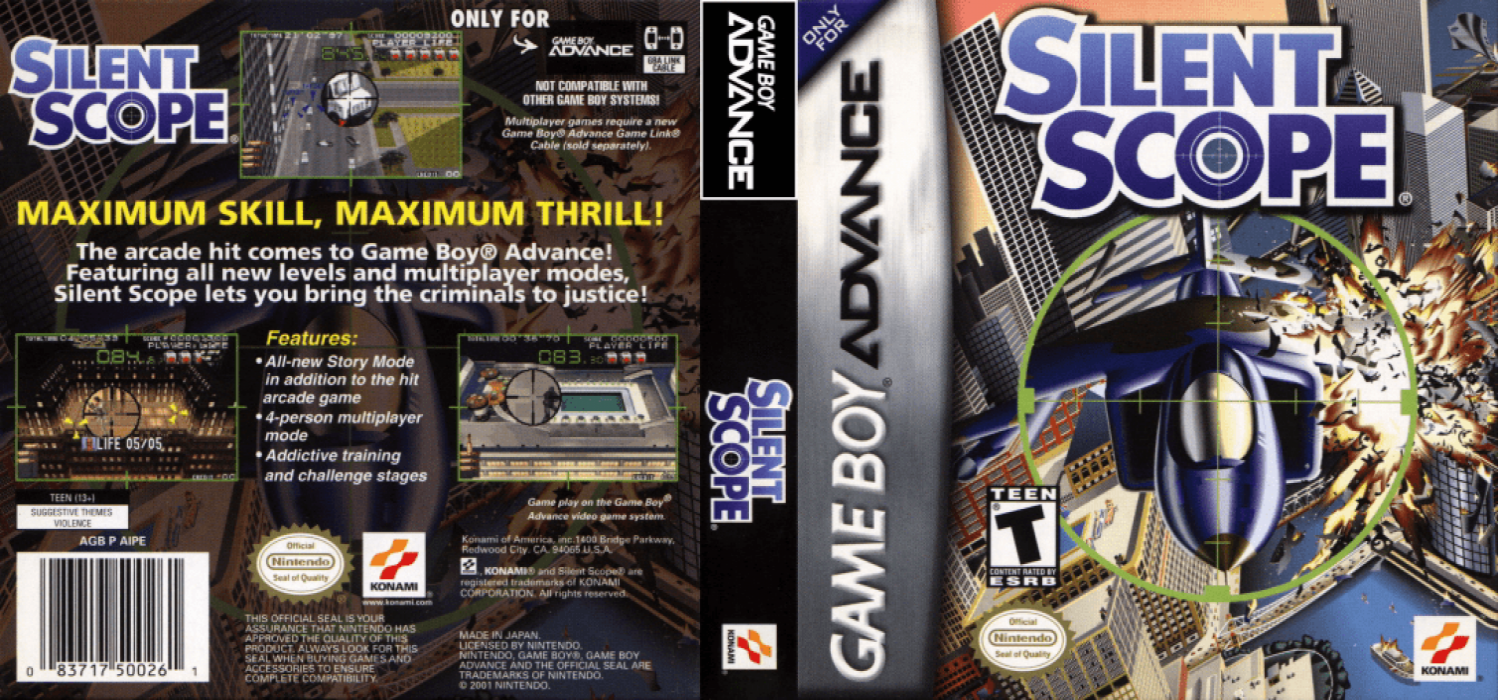 Silent Scope (Japan) [JP] gba 2002 Box Art