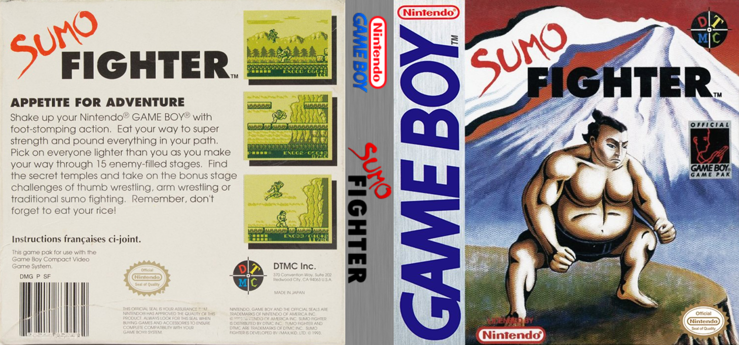 Sumou Fighter – Toukaidou Basho (Japan) [JP] gb 1993 Box Art