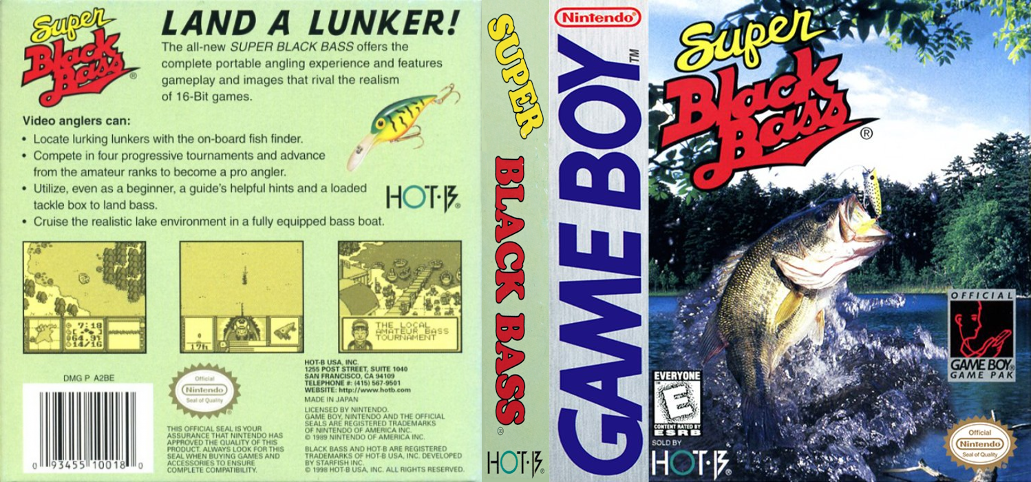 Super Black Bass Pocket (Japan) (SGB Enhanced) [JP] gb 1998 Box Art