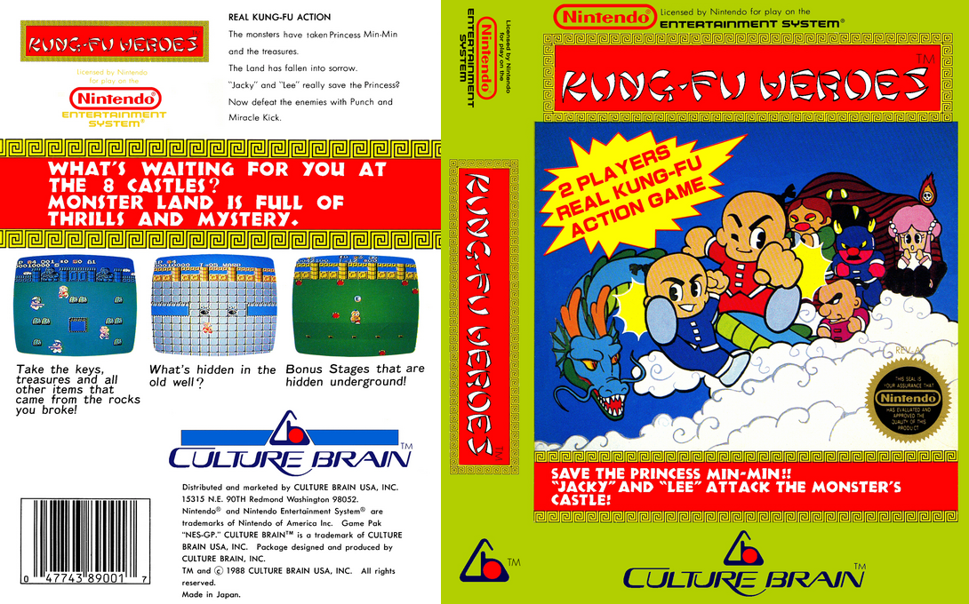 Super Chinese (Japan) [JP] nes 1989 Box Art