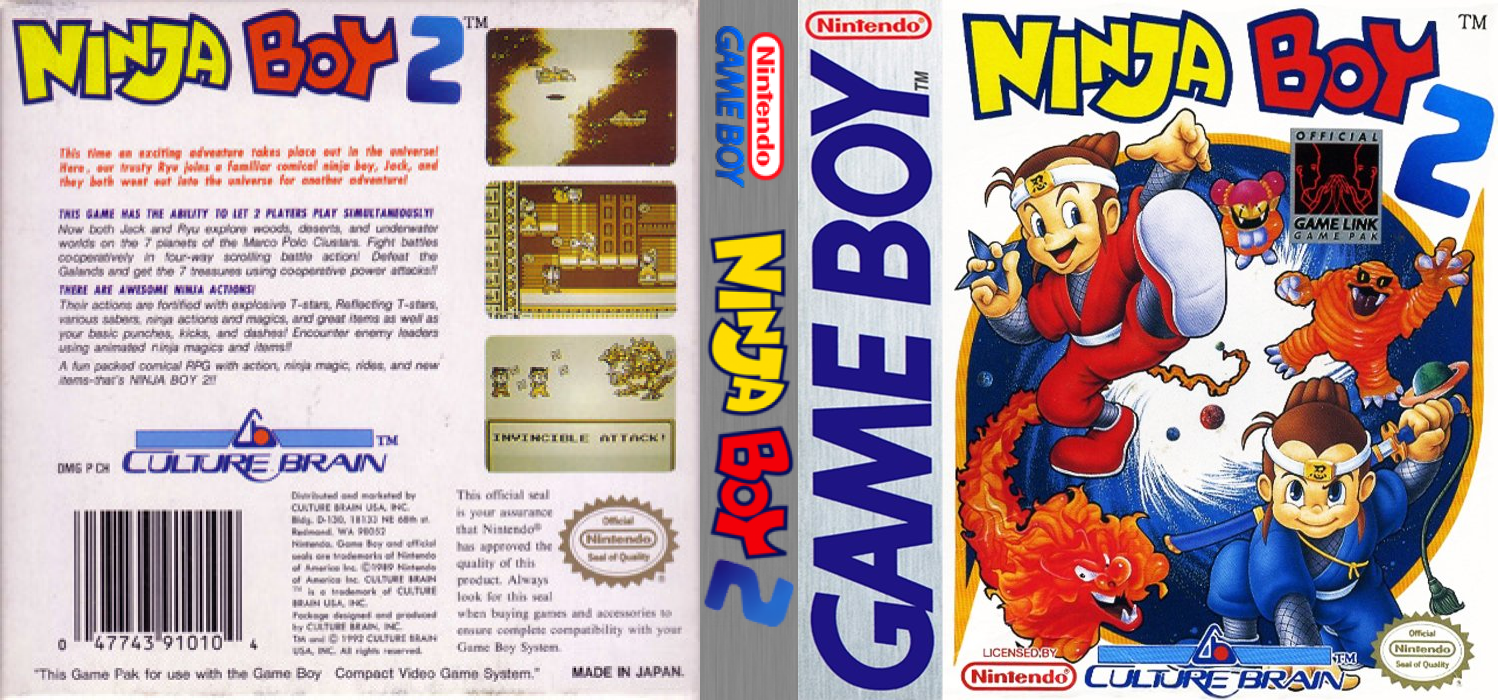Super Chinese Land 2 (Japan) [JP] gb 1993 Box Art