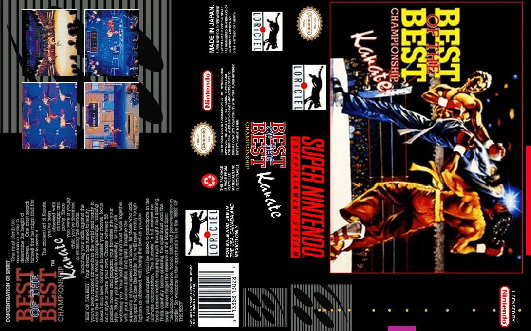 Super Kick Boxing – Best of the Best (Japan) (En) [JP] snes 1992 Box Art
