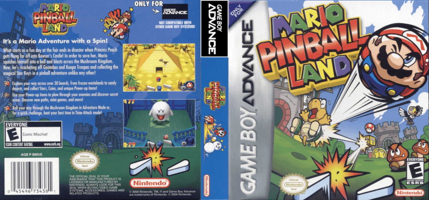 Super Mario Ball (Japan) [JP] gba 2004 Box Art