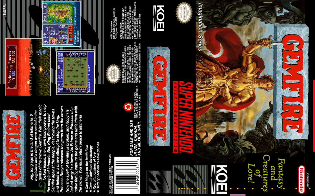 Super Royal Blood (Japan) [JP] snes 1992 Box Art