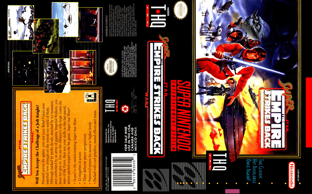 Super Star Wars – Teikoku no Gyakushuu (Japan) [JP] snes 1993 Box Art