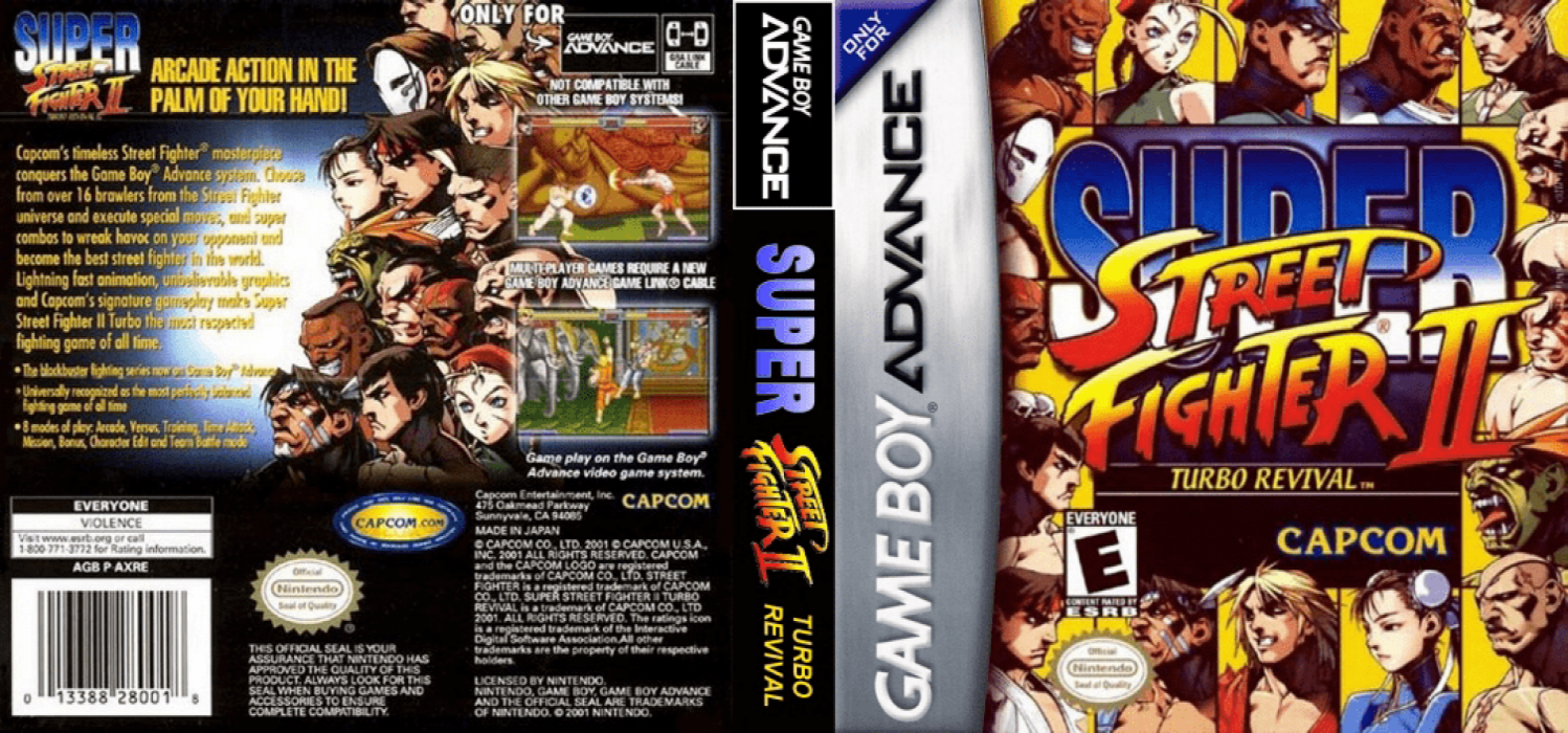Super Street Fighter II X – Revival (Japan) [JP] gba 2001 Box Art