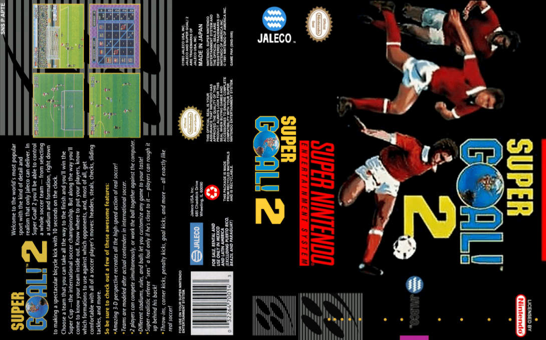 Takeda Nobuhiro no Super Cup Soccer (Japan) [JP] snes 1993 Box Art