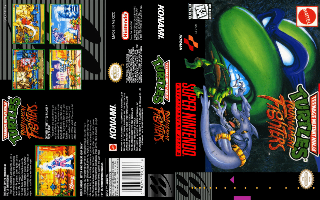 Teenage Mutant Ninja Turtles – Mutant Warriors (Japan) [JP] snes 1993 Box Art