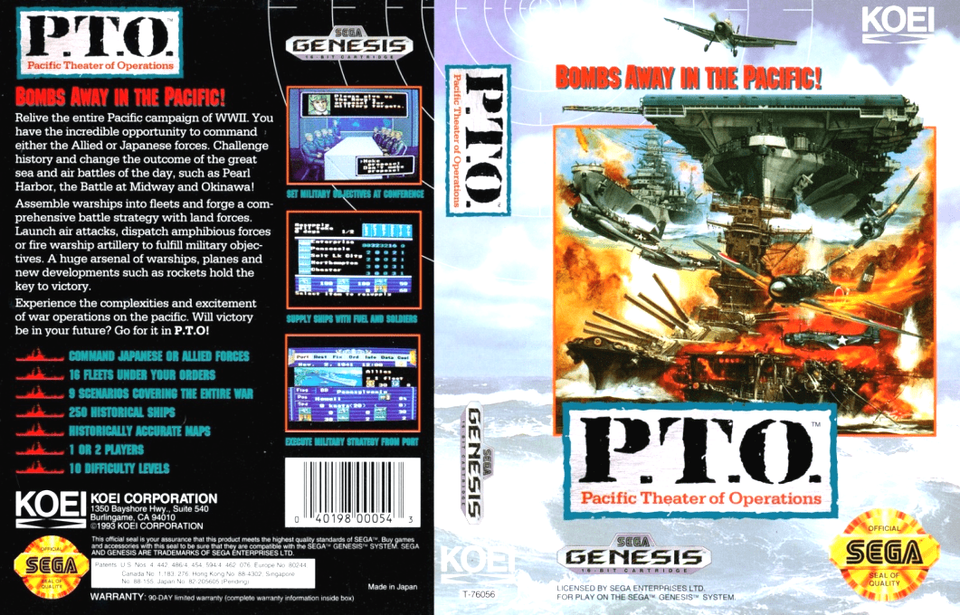 Teitoku no Ketsudan (Japan) [JP] segaMD 1993 Box Art