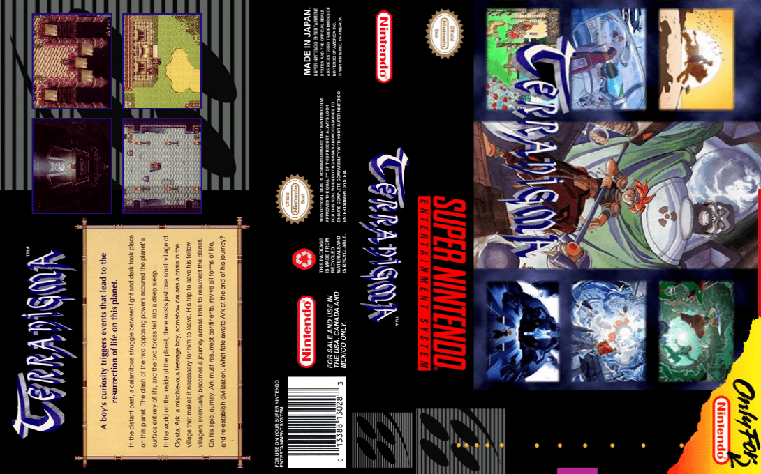 Tenchi Souzou (Japan) [JP] snes 1995 Box Art