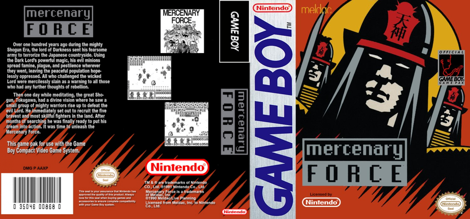 Tenjin Kaisen (Japan) [JP] gb 1990 Box Art