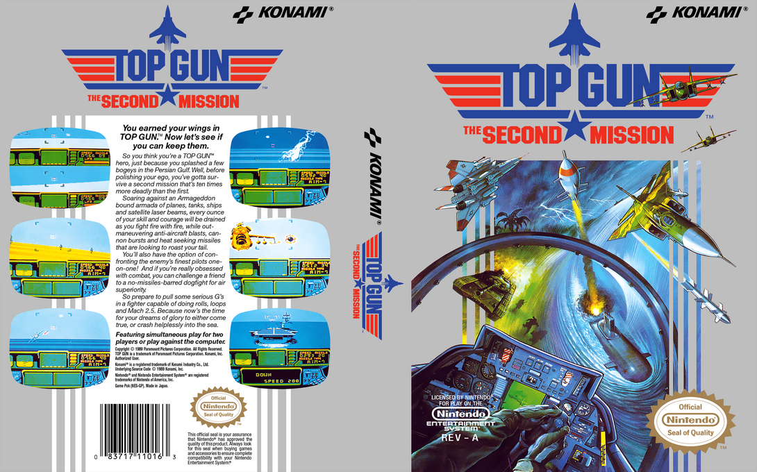 Top Gun – Dual Fighters (Japan) [JP] nes 1990 Box Art
