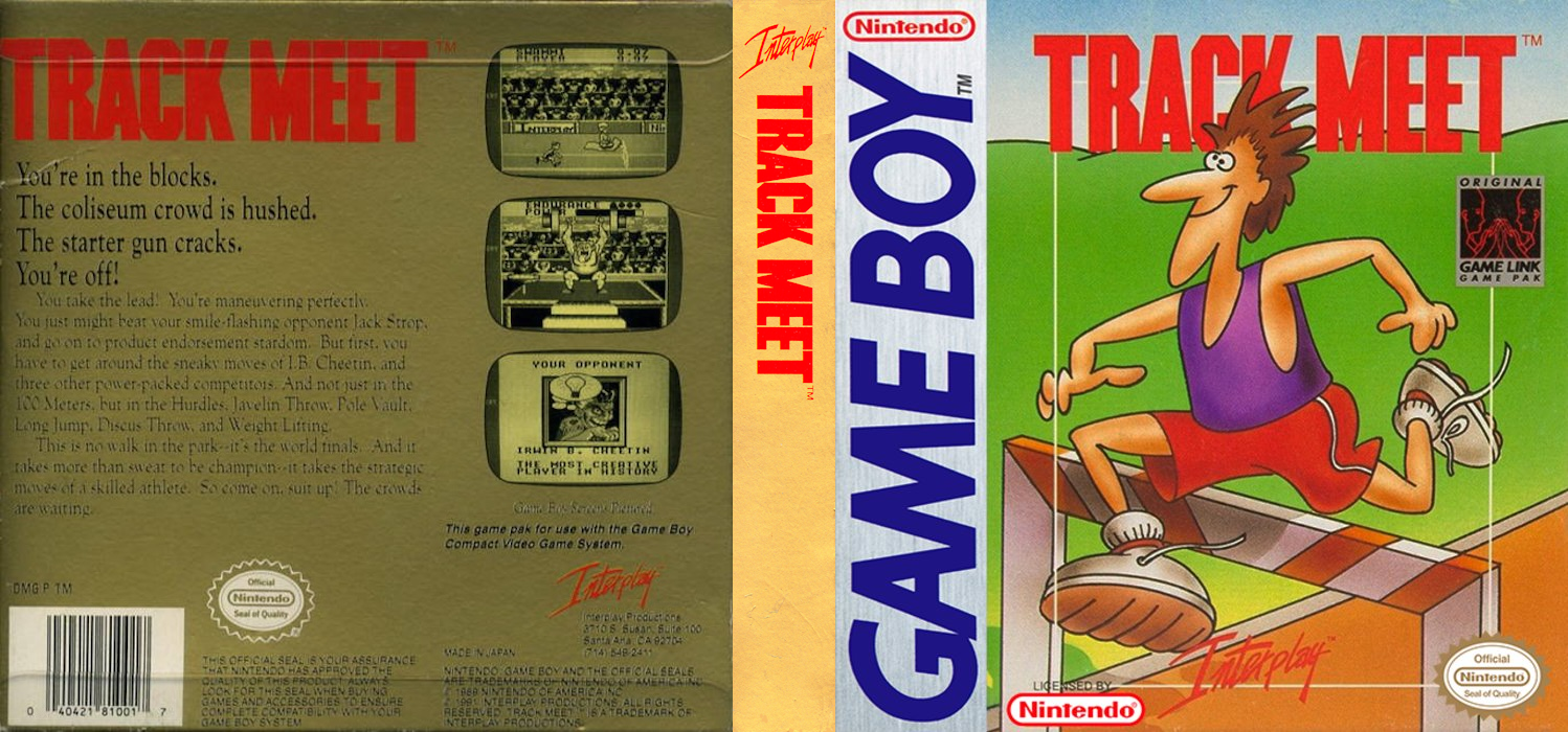 Track Meet – Mezase! Barcelona (Japan) [JP] gb 1992 Box Art