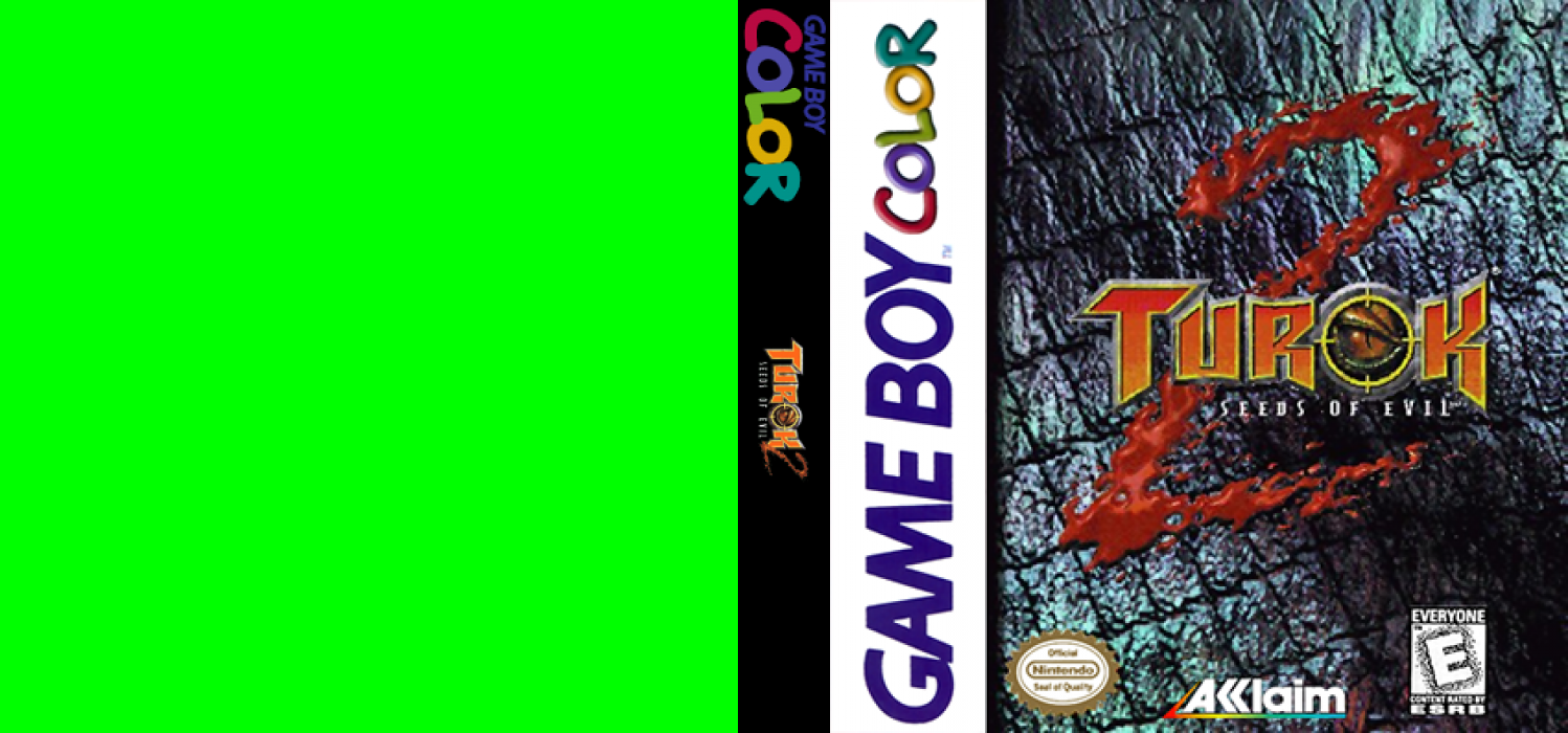 Turok 2 – Jikku Senshi (Japan) (GB Compatible) [JP] gbc 1998 Box Art