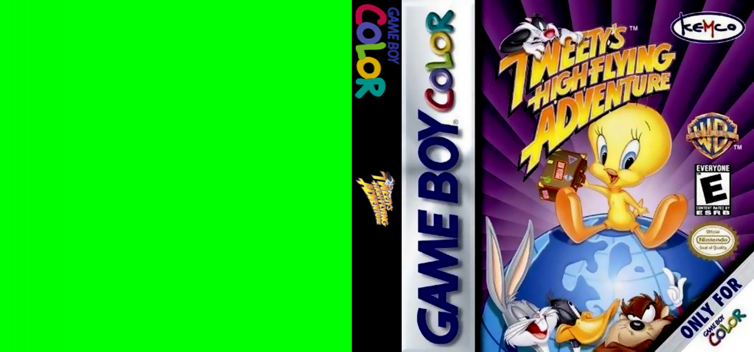 Tweety Sekaiisshuu – 80 Hiki no Neko o Sagase! (Japan) [JP] gbc 2000 Box Art