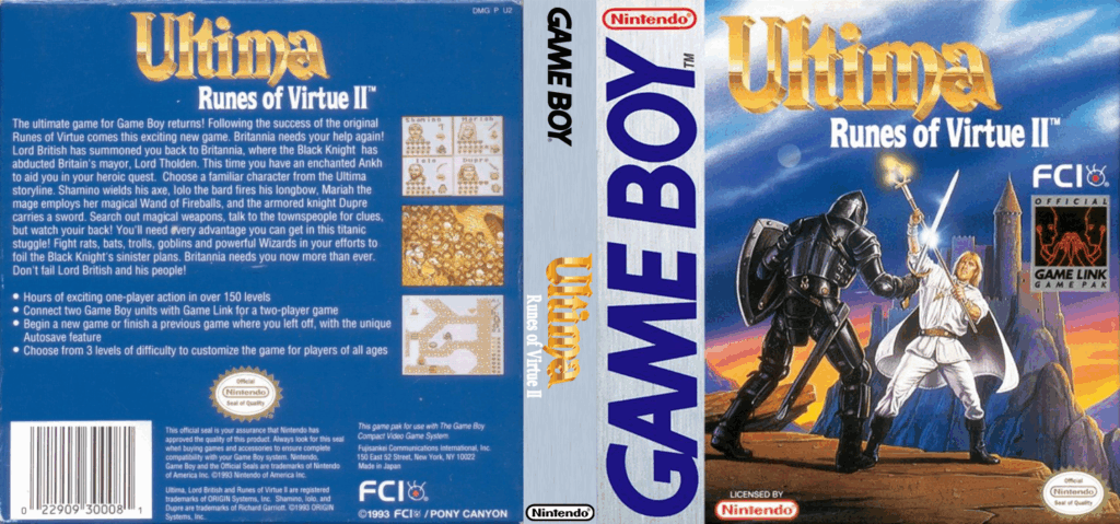 Ultima - Ushinawareta Runes 2 (Japan) [JP] » Oldies Nest