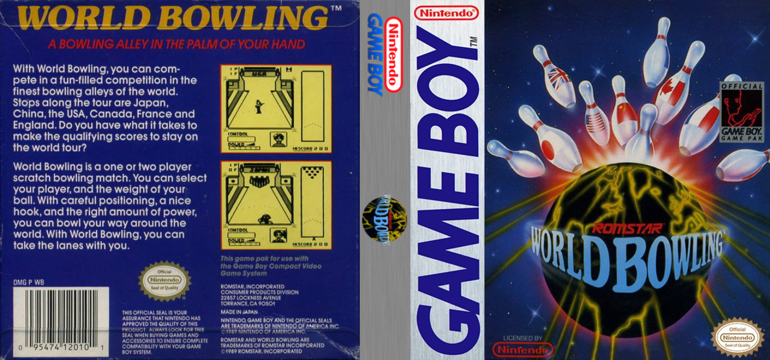 World Bowling (Japan) [JP] gb 1990 Box Art