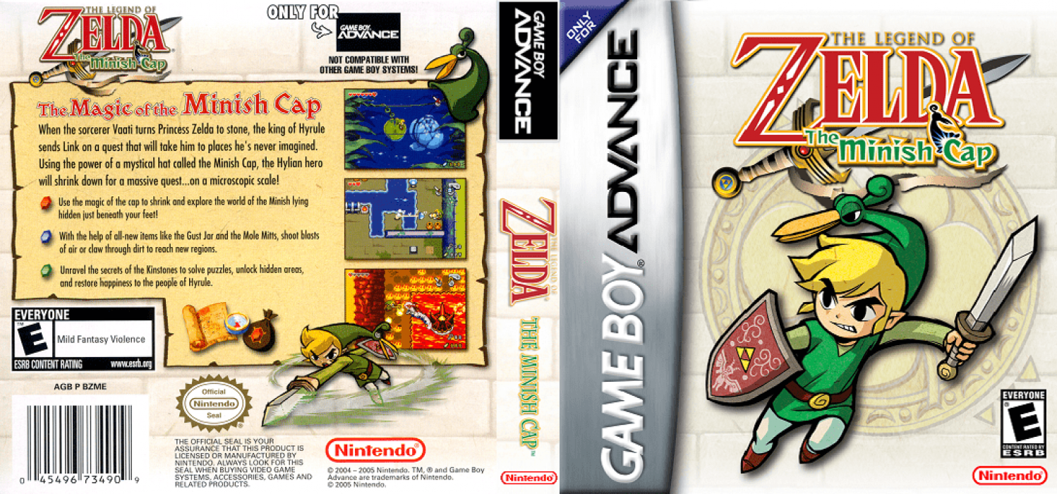 Zelda no Densetsu – Fushigi no Boushi (Japan) [JP] gba 2005 Box Art