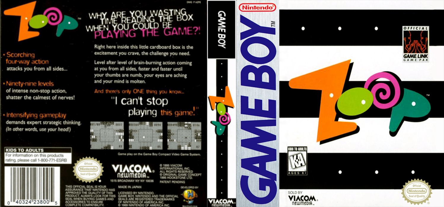 Zoop (Japan) [JP] gb 1995 Box Art