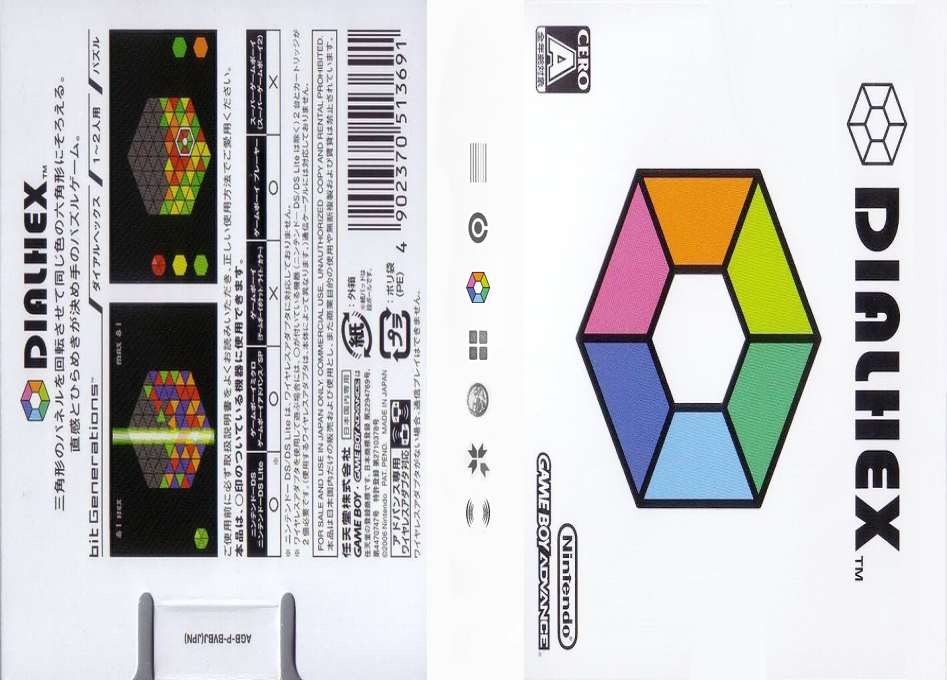 bit Generations – Dialhex (Japan) (En) [JP] gba 2006 Box Art